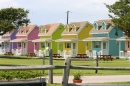 Pastel Houses in North Carolina