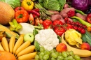 Assortment of Fresh Vegetables and Fruits
